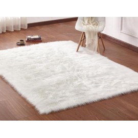 Tapete Fox Fur Color Blanco
