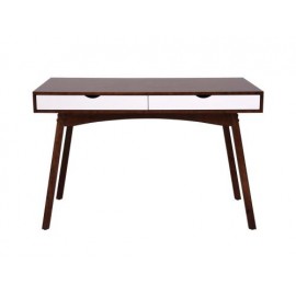 Escritorio Gendry De Madera Okume Nogal Color Café Chico